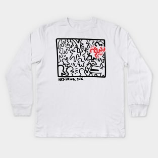 Not Haring Kids Long Sleeve T-Shirt